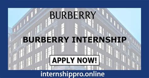 lavora con noi burberry|burberry internships.